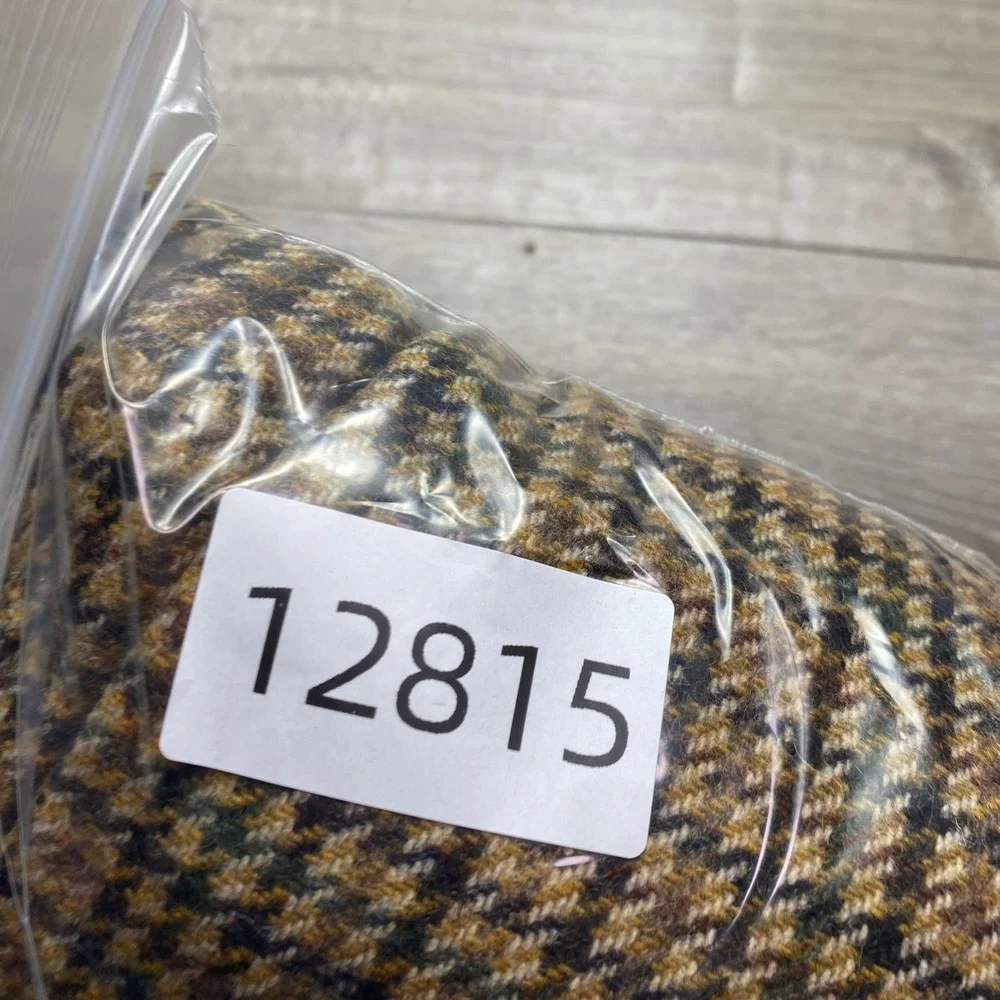 Banana Republic Pants Relaxed Tapered Fit Men 38x32 Brown Wool Houndstooth Balli